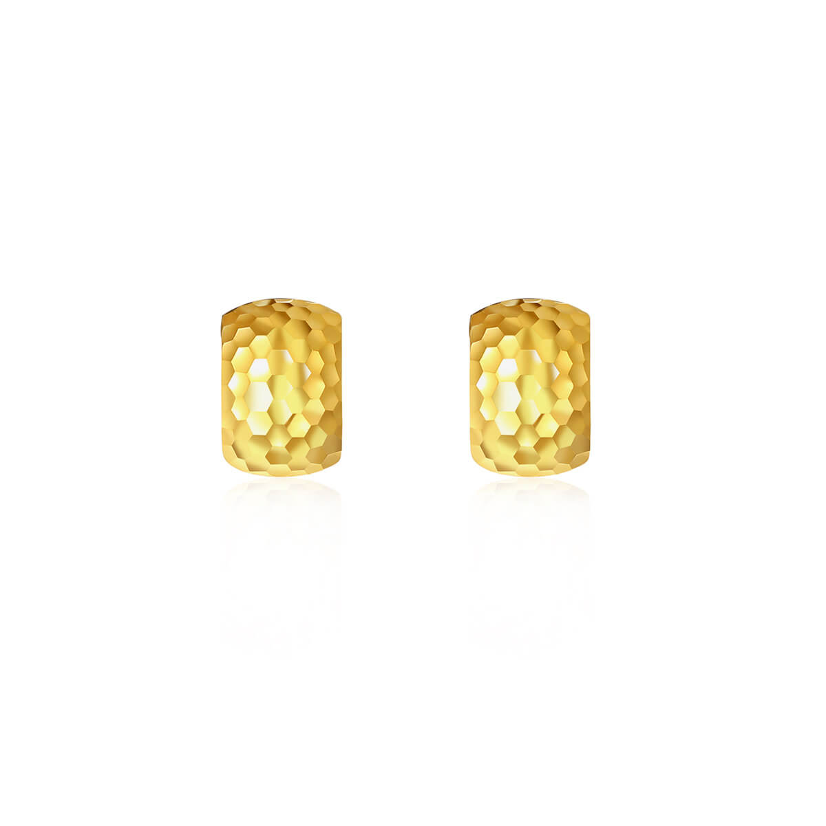 14k yellow ear studs