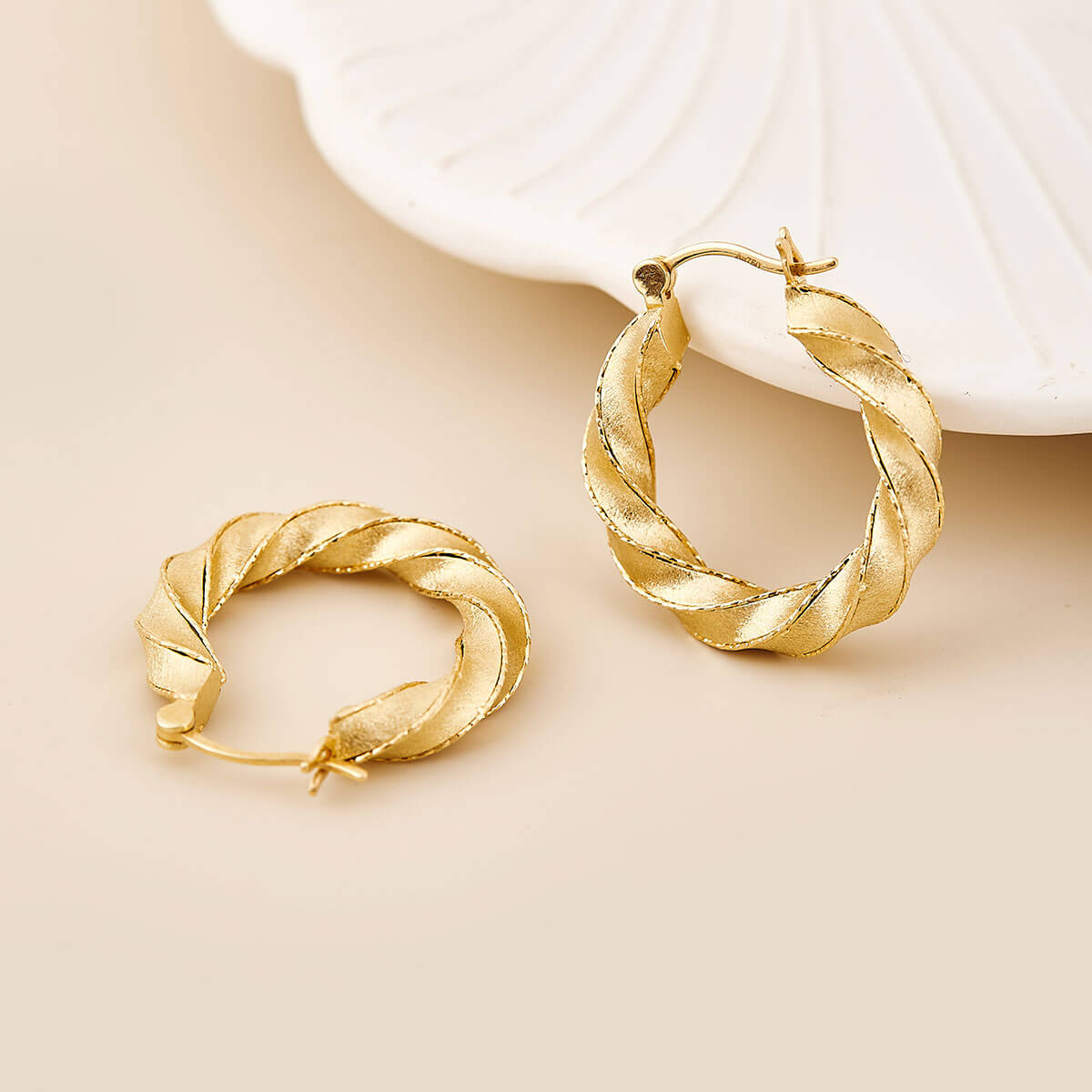 18K gold Earrings