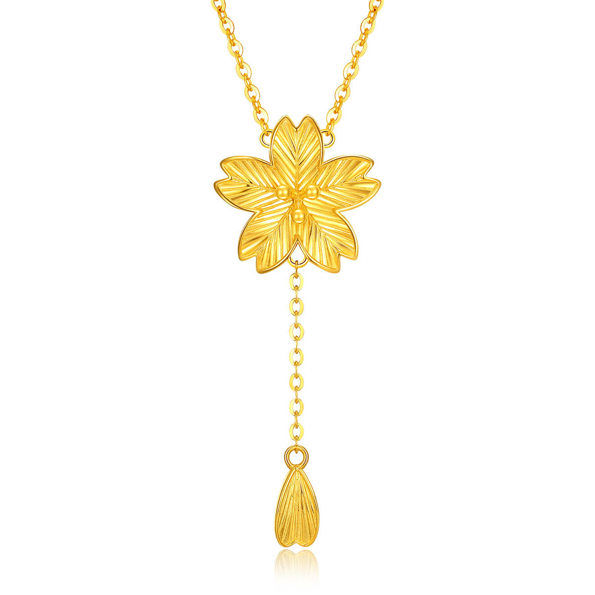 18K yellow necklace