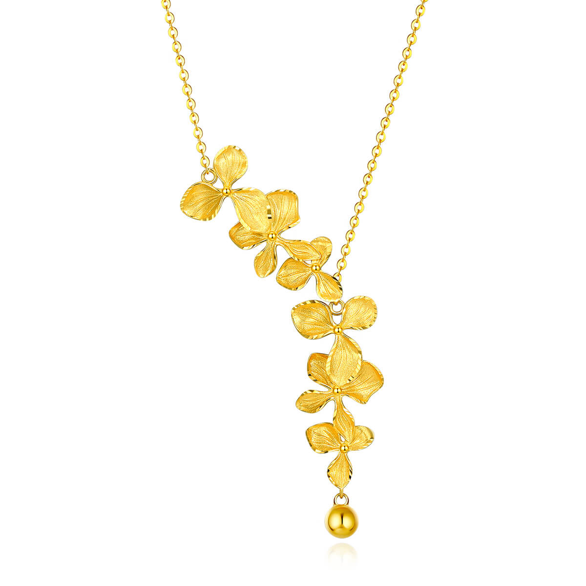 18K yellow necklace