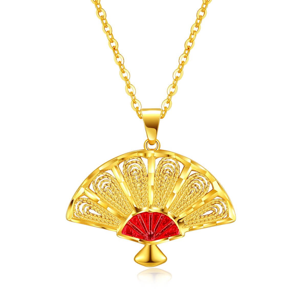 18K Yellow Pendant