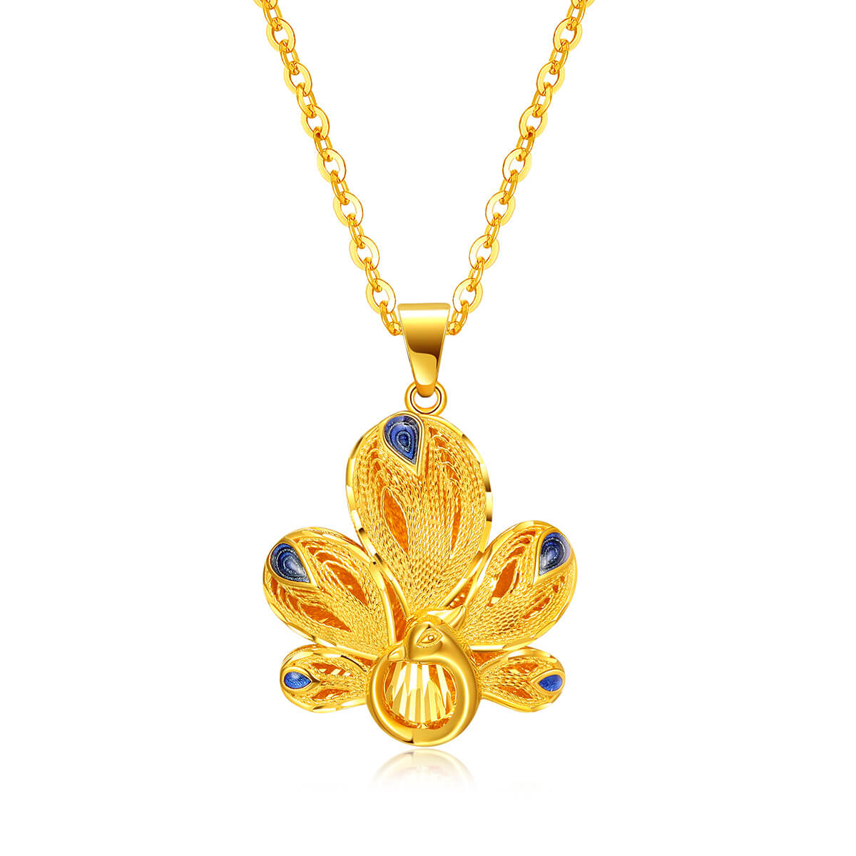 18K Yellow Pendant